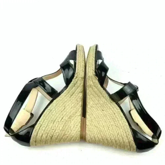 Calvin Klein 10 Emmah Patent Leather Espadrilles - Picture 4 of 8